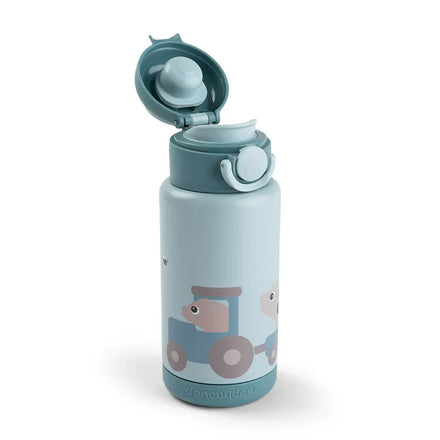 Done By Deer Thermal Drinking Bottle | Tiny Farm Blue