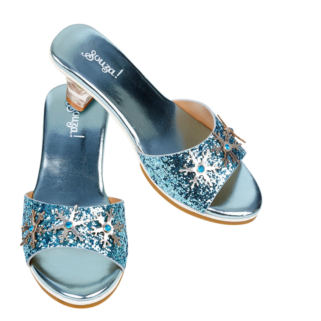 Souza Slipper Heels Ophelie Size 30/31 | Blue Metallic