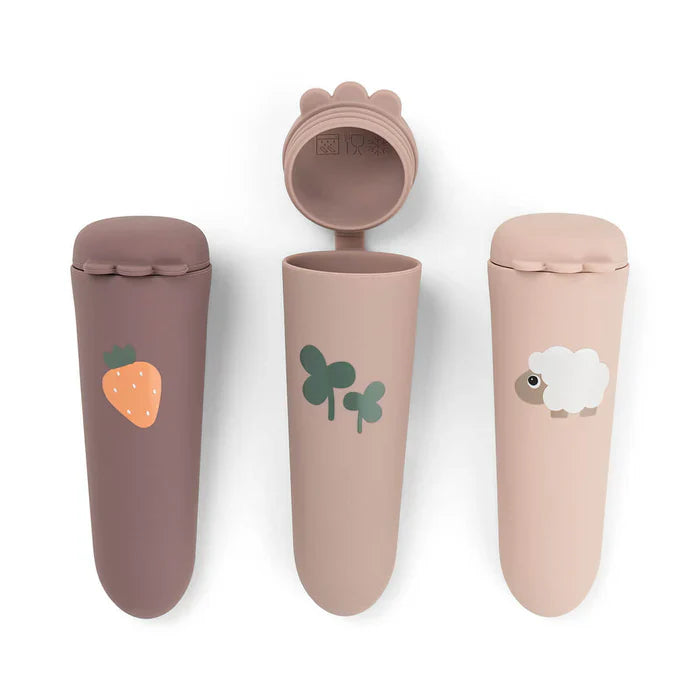 Done By Deer Silicone Ice Pops 3pcs | Tiny Farm Powder
