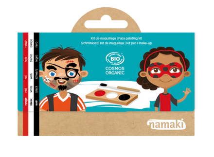 Namaki Face Paint Set 3 Colors | Pirate & Ladybug