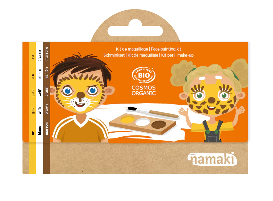 Namaki Face Paint Set 3 Colors | Giraffe & Lion