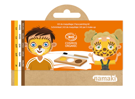 Namaki Face Paint Set 3 Colors | Giraffe & Lion