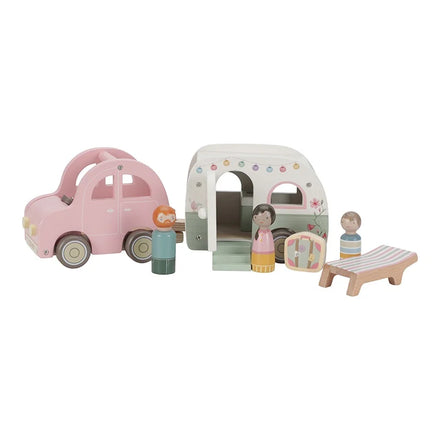 Little Dutch Toy Car With Caravan