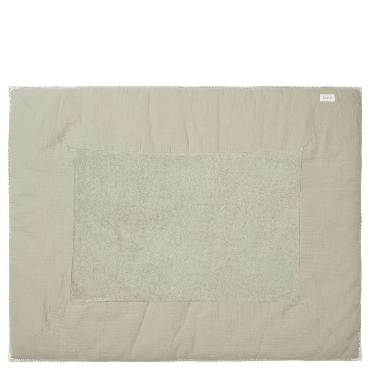 Koeka Play Pen Cloth 75x95cm Faro | Warm White /Sage