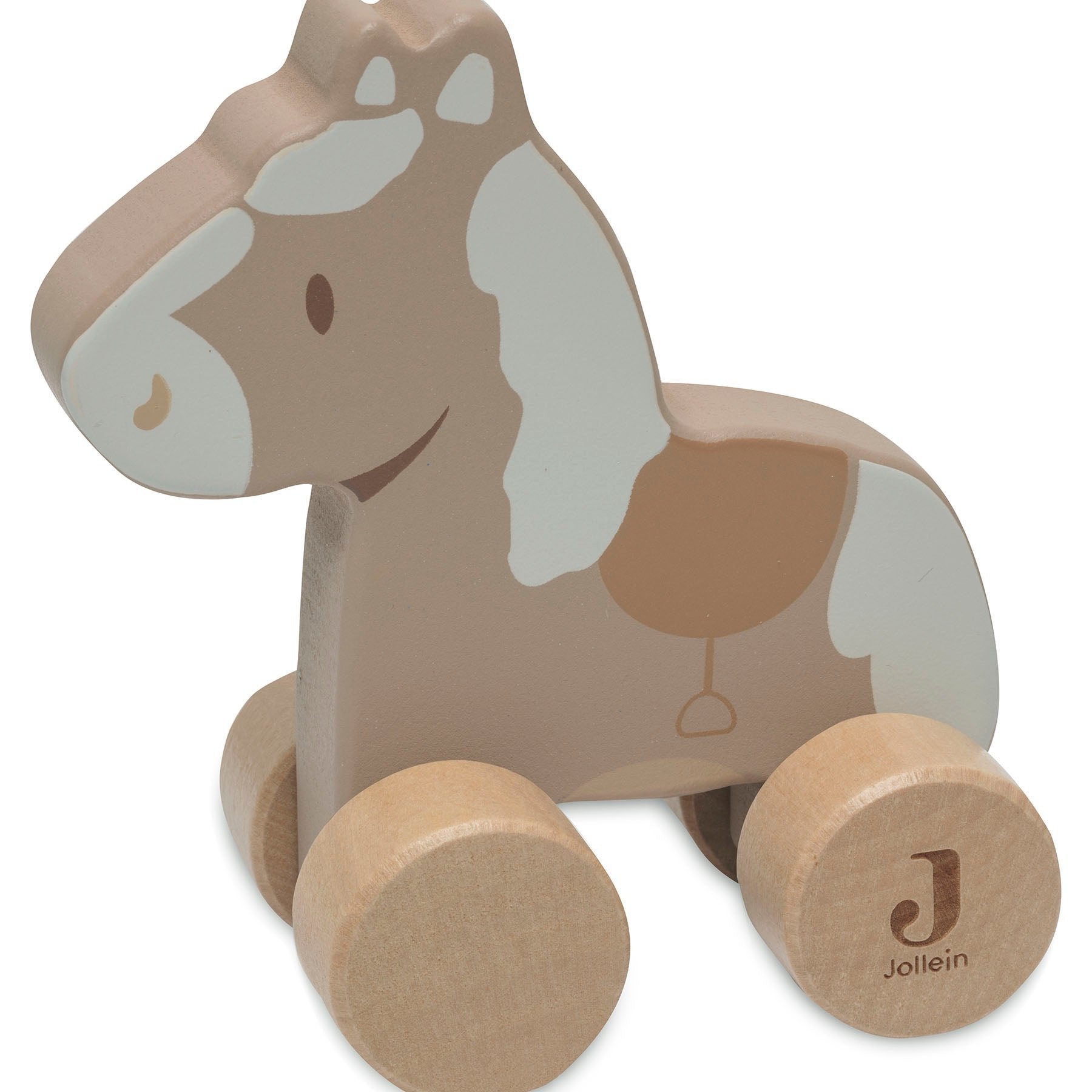 Jollein Wooden Horse Draft Animal Nostalgic Ride