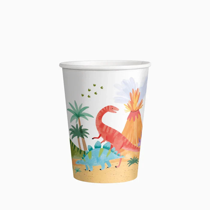 Oh yes Set Cardboard Cups 10pcs | Baby Dinosaurs