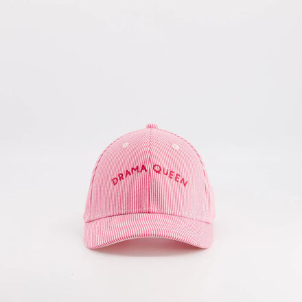Chamaye Cap Adults | Drama Queen Fuschia Stripped