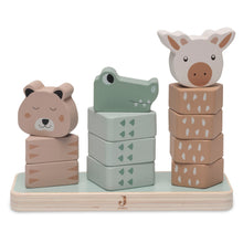 Jollein Wooden Stacking Tower Jungle Jambo