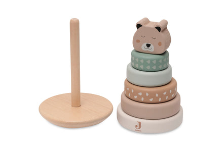 Jollein Wooden Rocking Ring Stacker Jungle Jambo