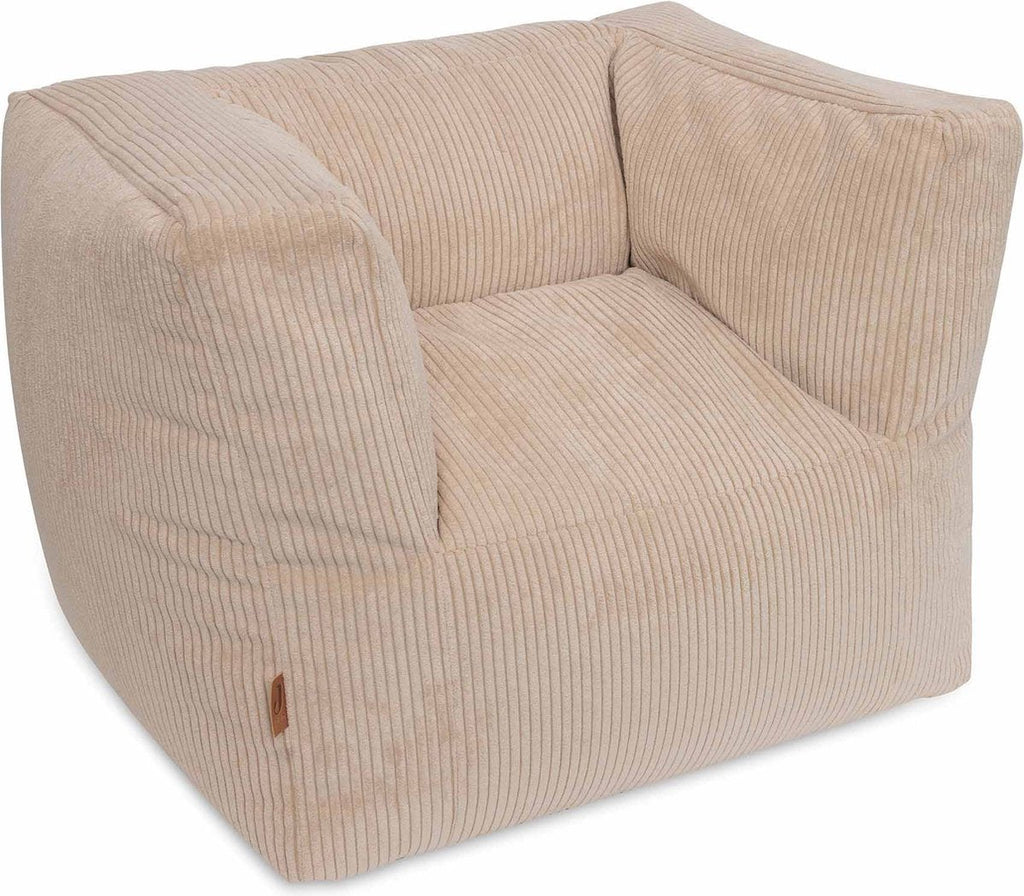 Jollein Kids Chair Beanbag Corduroy Natural