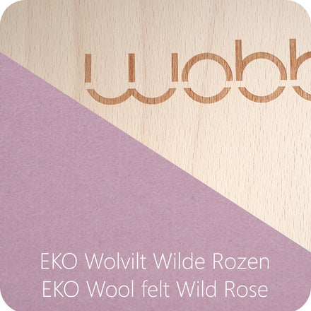 Wobbel Pro Clear Lacquered | Felt Wild Rose