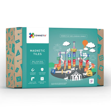 Connetix Tiles Ball Run Pack EU I 92 Pieces