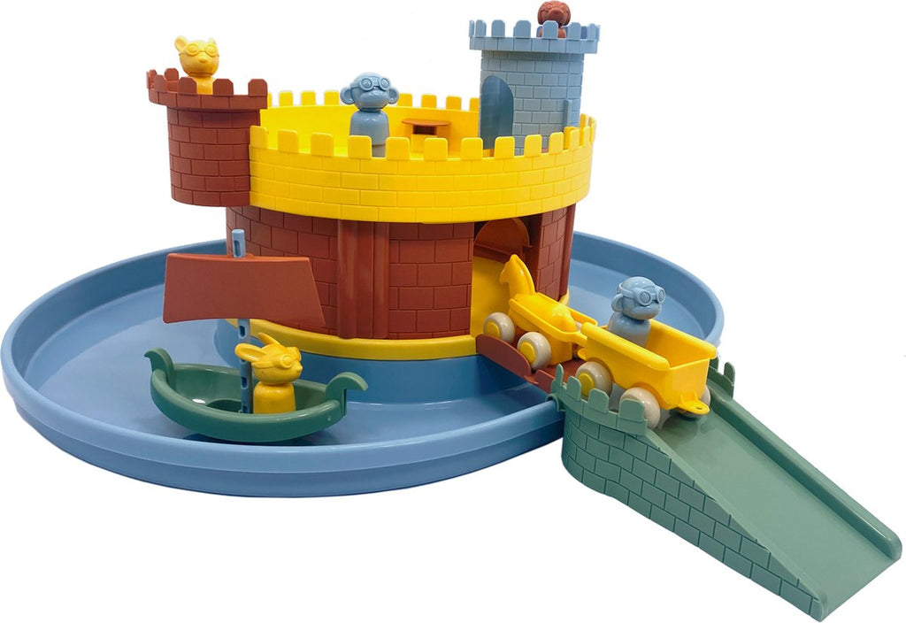 Viking Toys Re:Line | Castle With Moat With 5 Play Figures