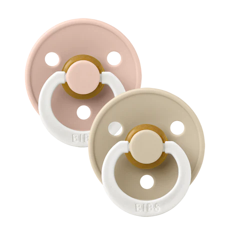 Bibs Pacifier 0+M Size 1 | Glow In The Dark Blush /Vanilla