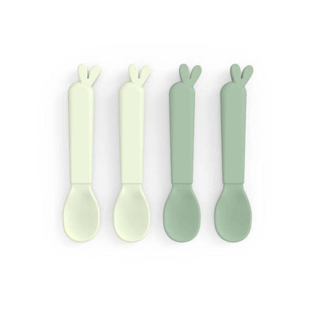 Done By Deer Kiddish Spoon Set 4pcs | Lalee Green