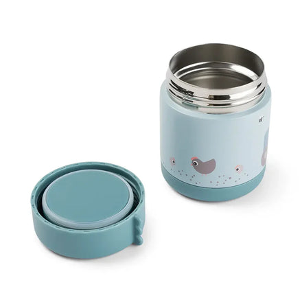 Done By Deer Thermal Food Jar 300ml | Tiny Farm Blue