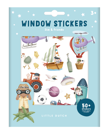 Little Dutch Window Stickers | Jim & Friends