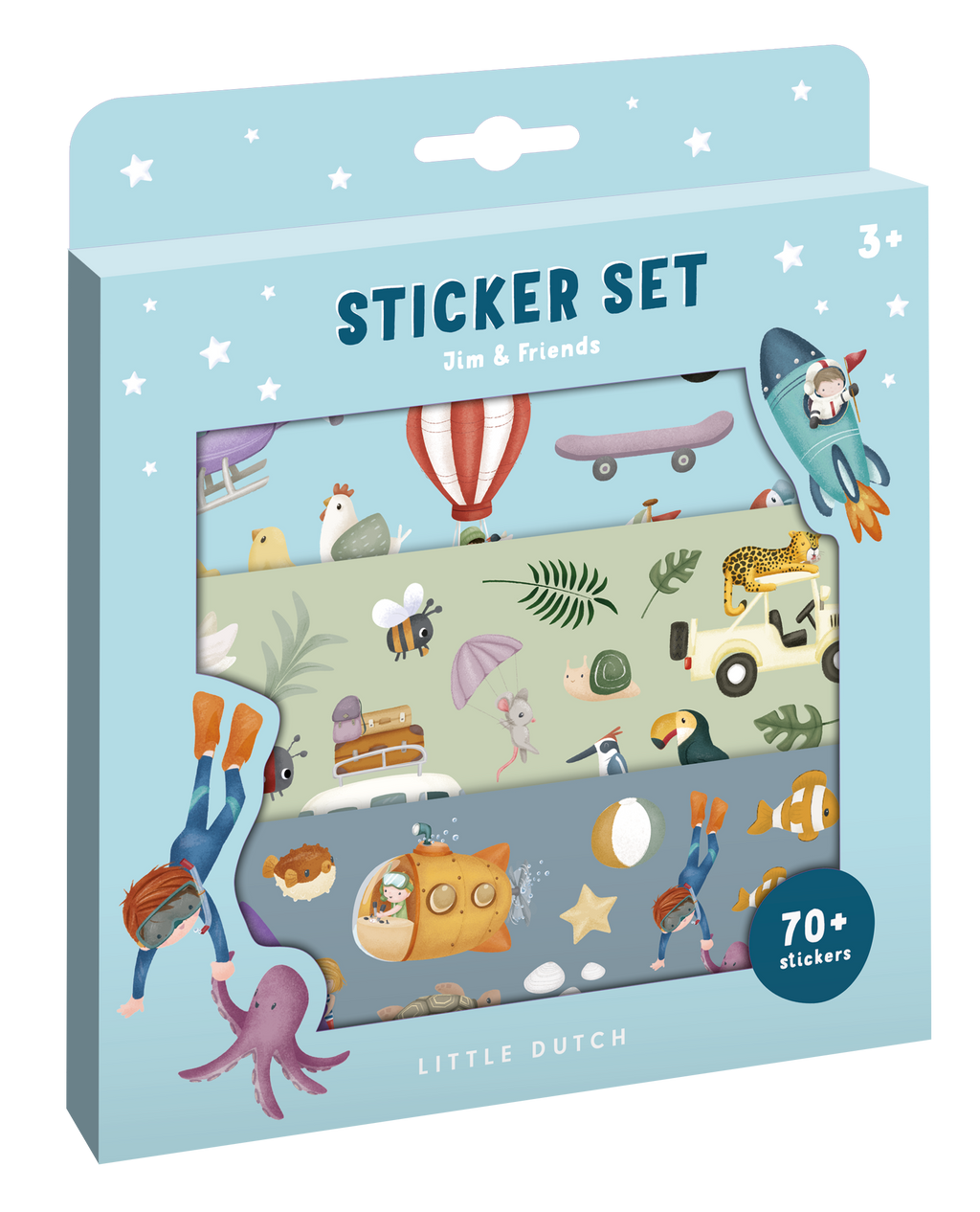 Little Dutch Stickers | Jim & Friends