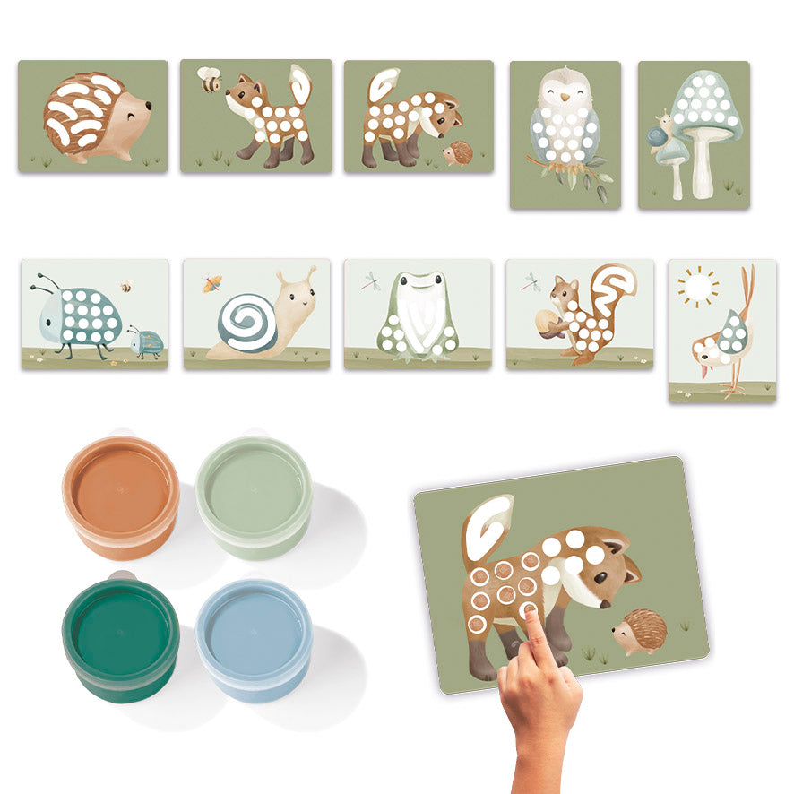 Little Dutch Finger Paint Set | Forest Friends