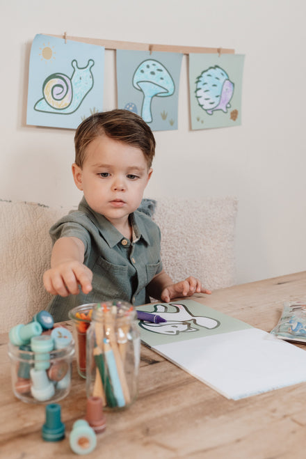 Little Dutch Coloring Book Coloring Within The Lines | Forest Friends