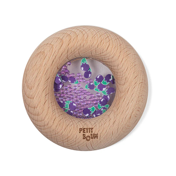 Petit Boum Sensory Donut | Eggplants