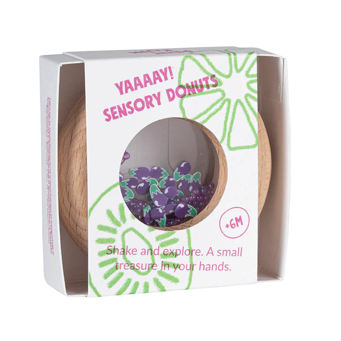 Petit Boum Sensory Donut | Eggplants