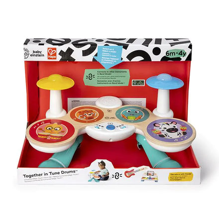 Hape wooden toy drum set