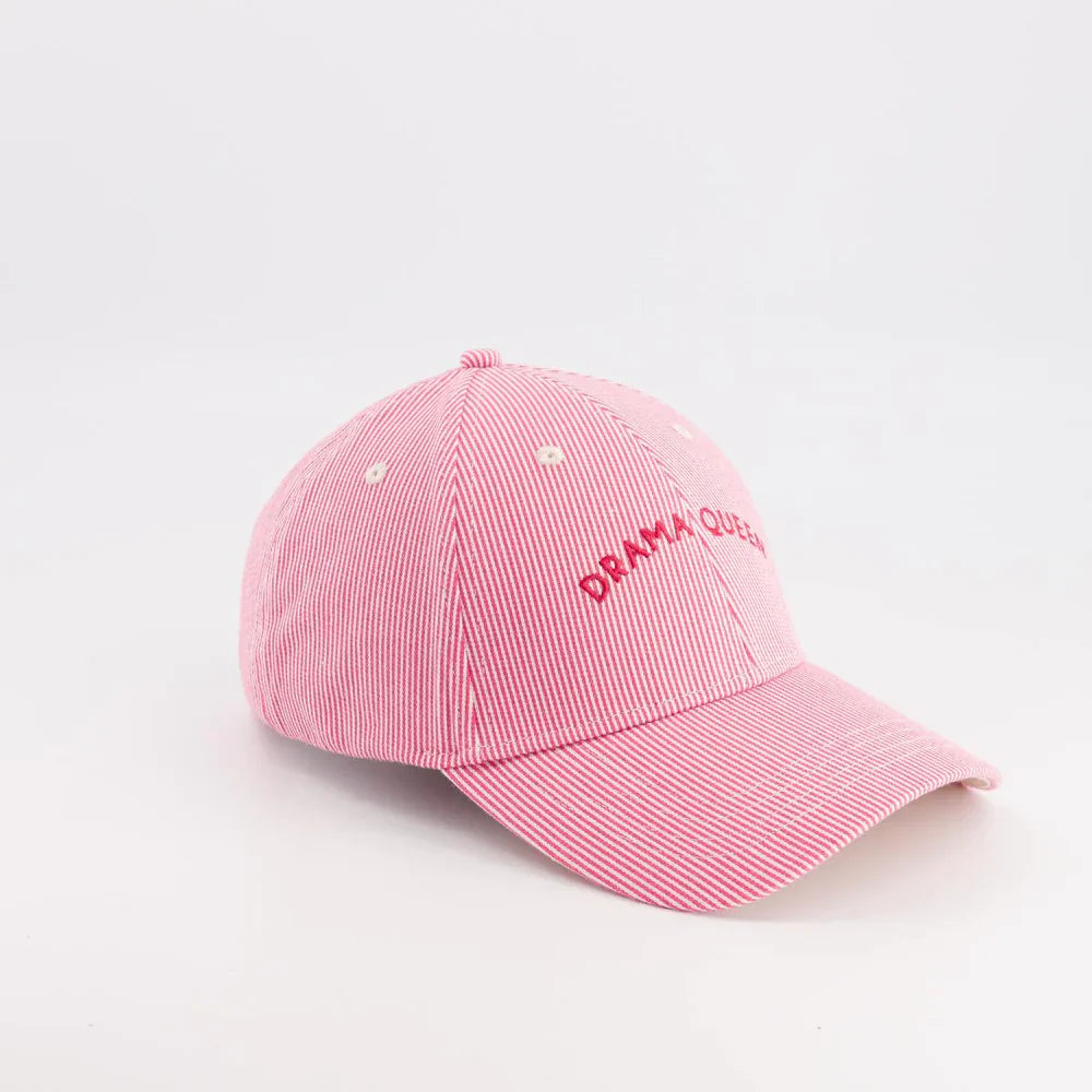 Chamaye Cap Adults | Drama Queen Fuschia Stripped