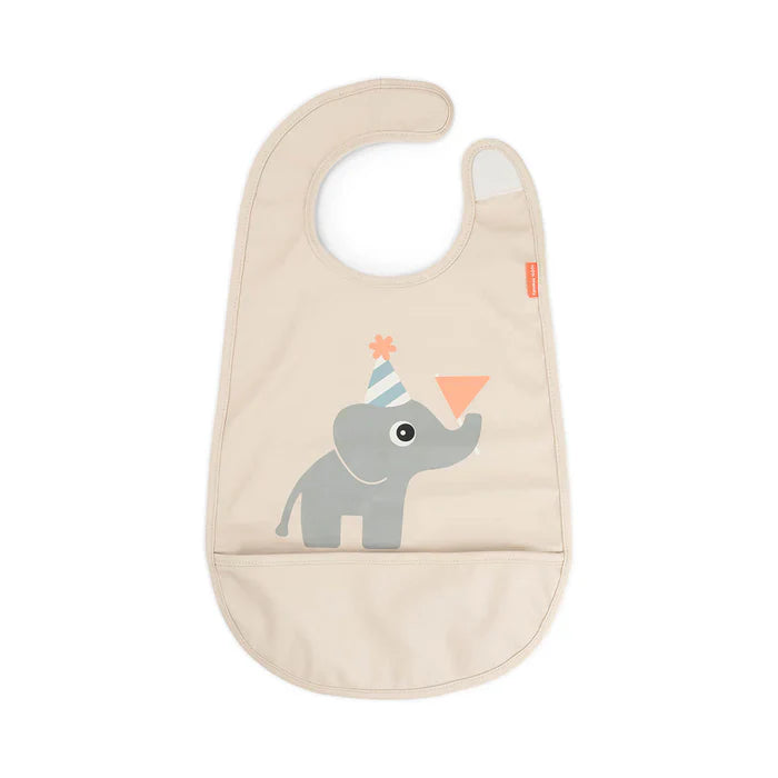 Done By Deer Waterproof Bib Velcro | Celebration Sand