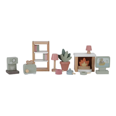 Little Dutch Doll House Play Set | Furniture 17-piece