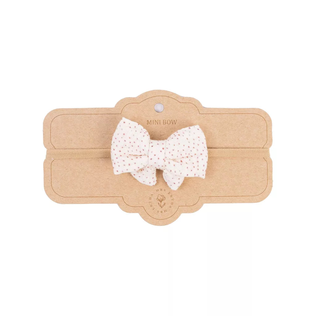 Mrs. Ertha Little Bow Hairband | Unique Dots