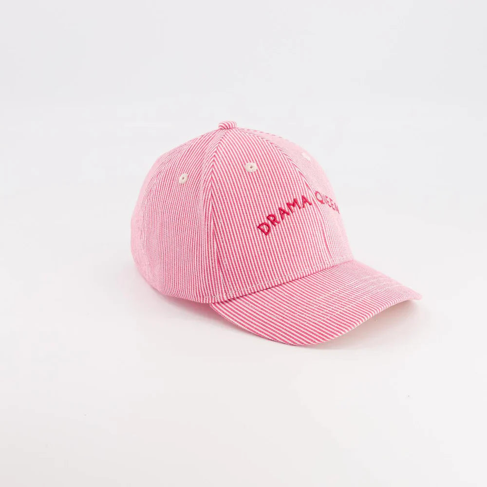 Chamaye Cap Adults | Drama Queen Fuschia Stripped