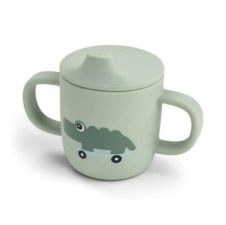 Done By Deer Silicone Spout Cup | Playground Green