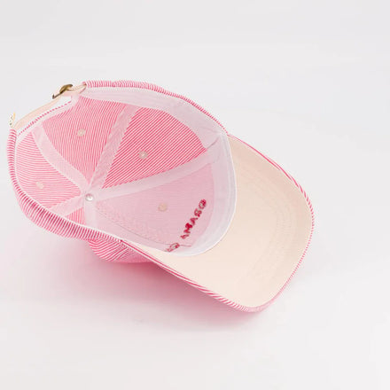 Chamaye Cap Adults | Drama Queen Fuschia Stripped