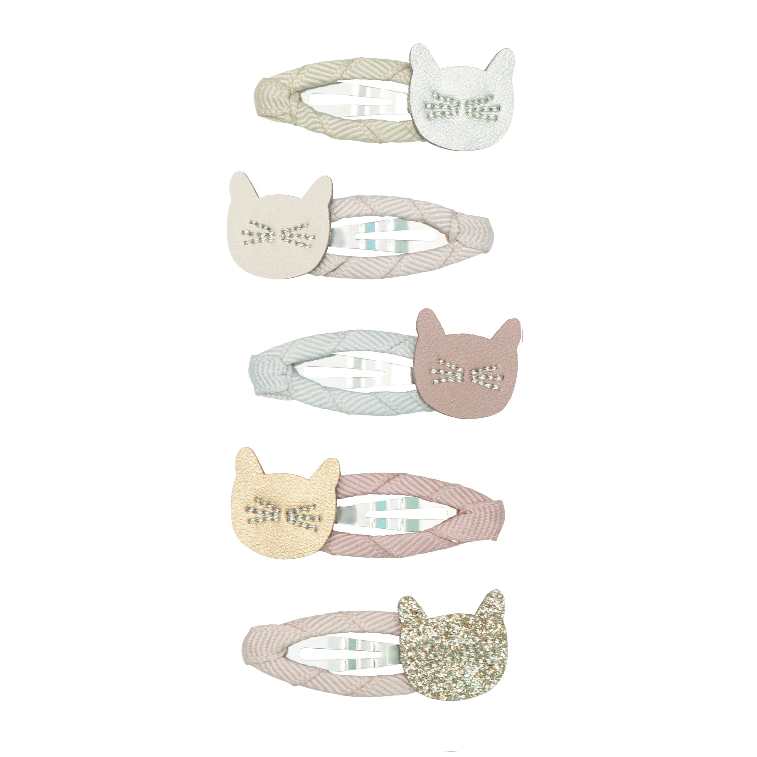 Mimi & Lula Cat Mini Hair Clips Pink Multi