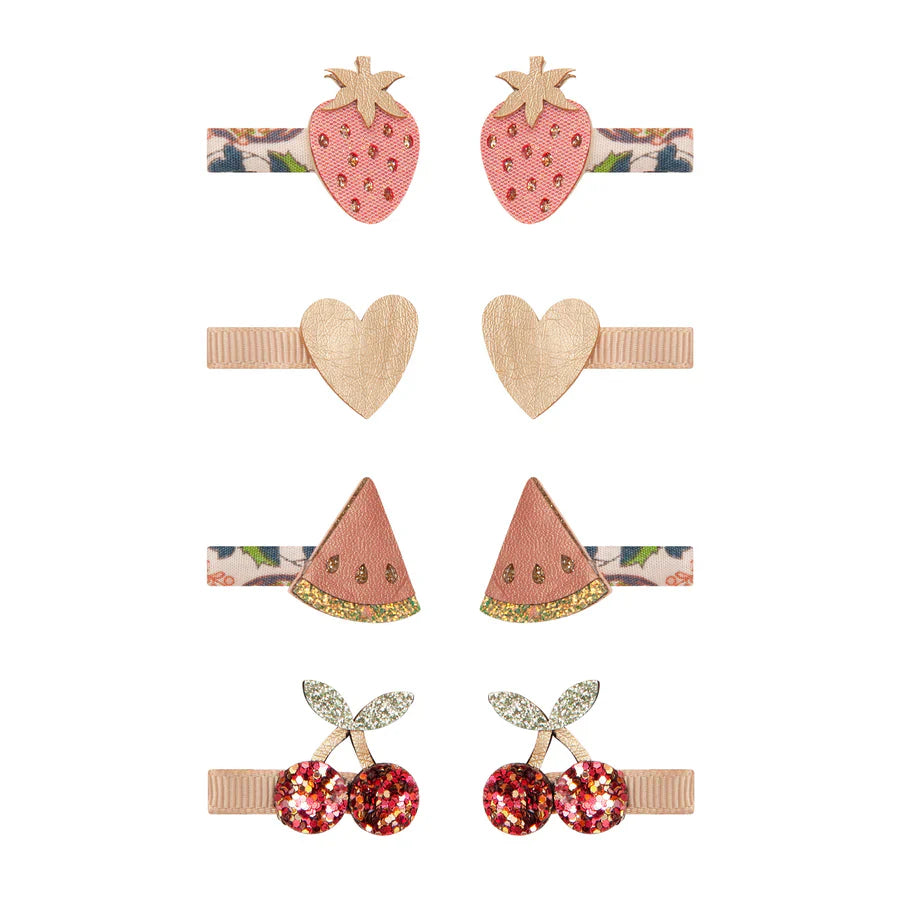 Mimi & Lula Fruit Mini Hair Clips Multi