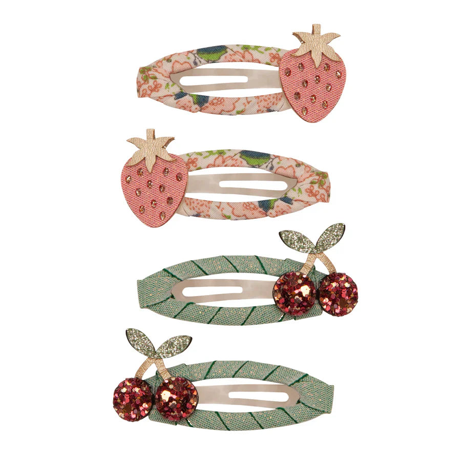 Mimi & Lula Fruit Mini Hair Clips Multi