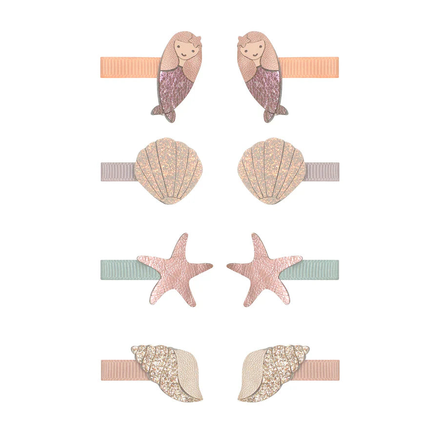 Mimi & Lula Mermaid Mini Hair Clips Multi