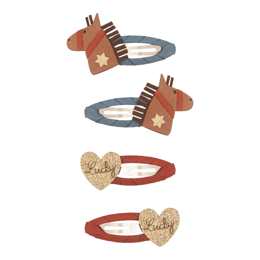 Mimi & Lula Horse Hair Clips Multi