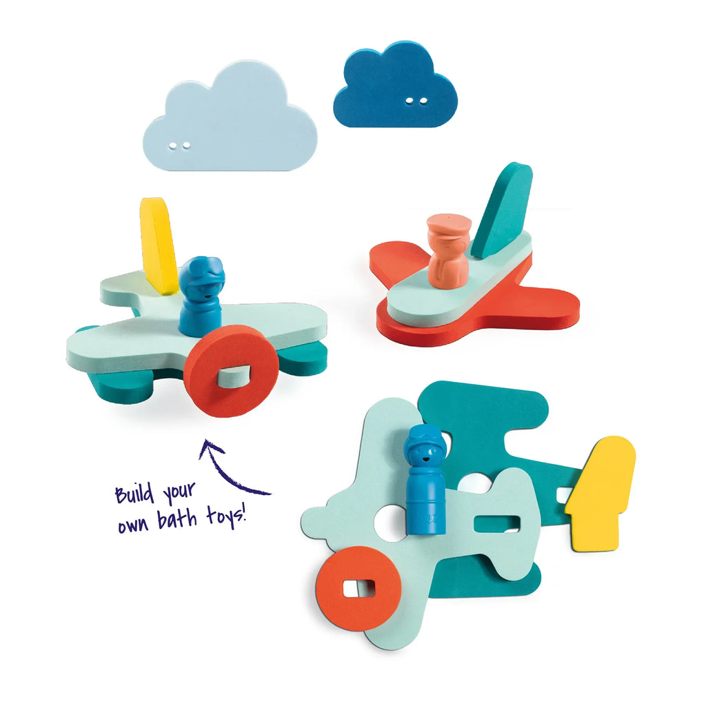 Quutopia Foam Bath Puzzle Puzzle Friends | Up in the air