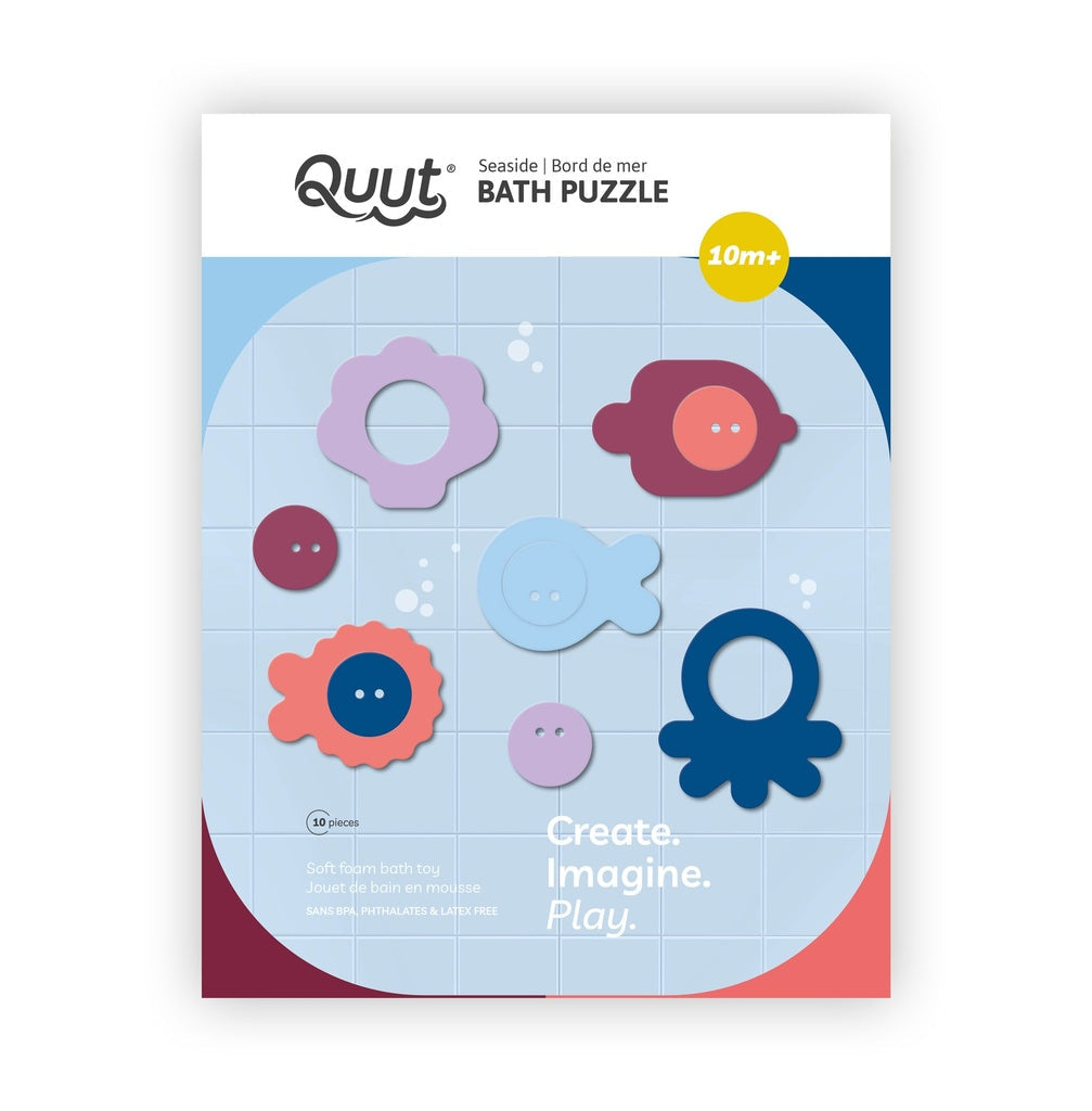 Quutopia foam bath puzzle | Seaside