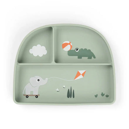 Done By Deer Stick&Stay Sign with Compartments | Playground Green