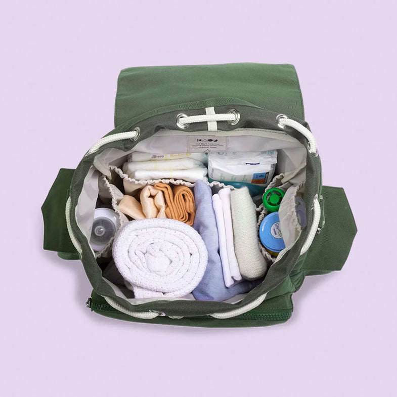 KAOS Ransel Diaper Bag | Green Vegan