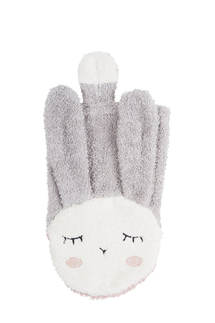 Kikadu Washcloth | Rabbit Silver Grey GOTS