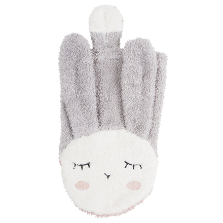 Kikadu Washcloth | Rabbit Silver Grey GOTS