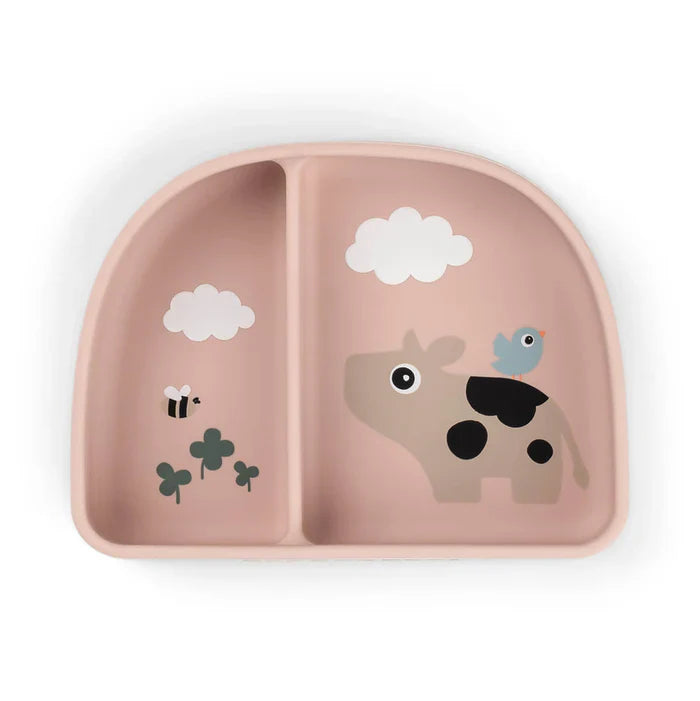 Done By Deer Stick&Stay Bowl with Compartments | Tiny Farm Powder
