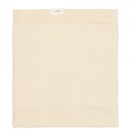 Koeka Cot Blanket 100x140 Lisbon | Powder White