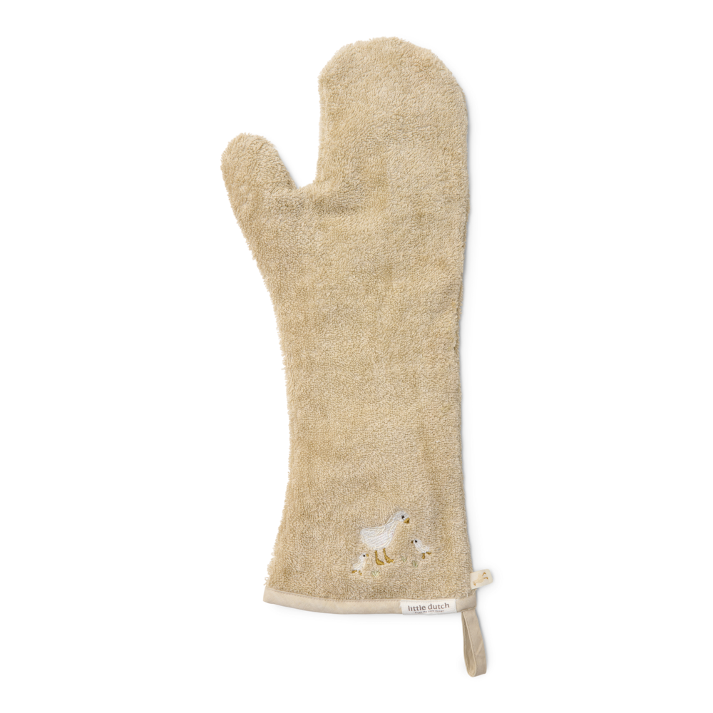 Little Dutch Long Washcloth Little Goose | Beige