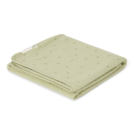 Little Dutch Crib Blanket 70x100 | Pure Sage Leaves