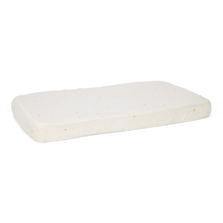 Little Dutch Fitted Sheet Crib Moon & Stars 40x80 | White